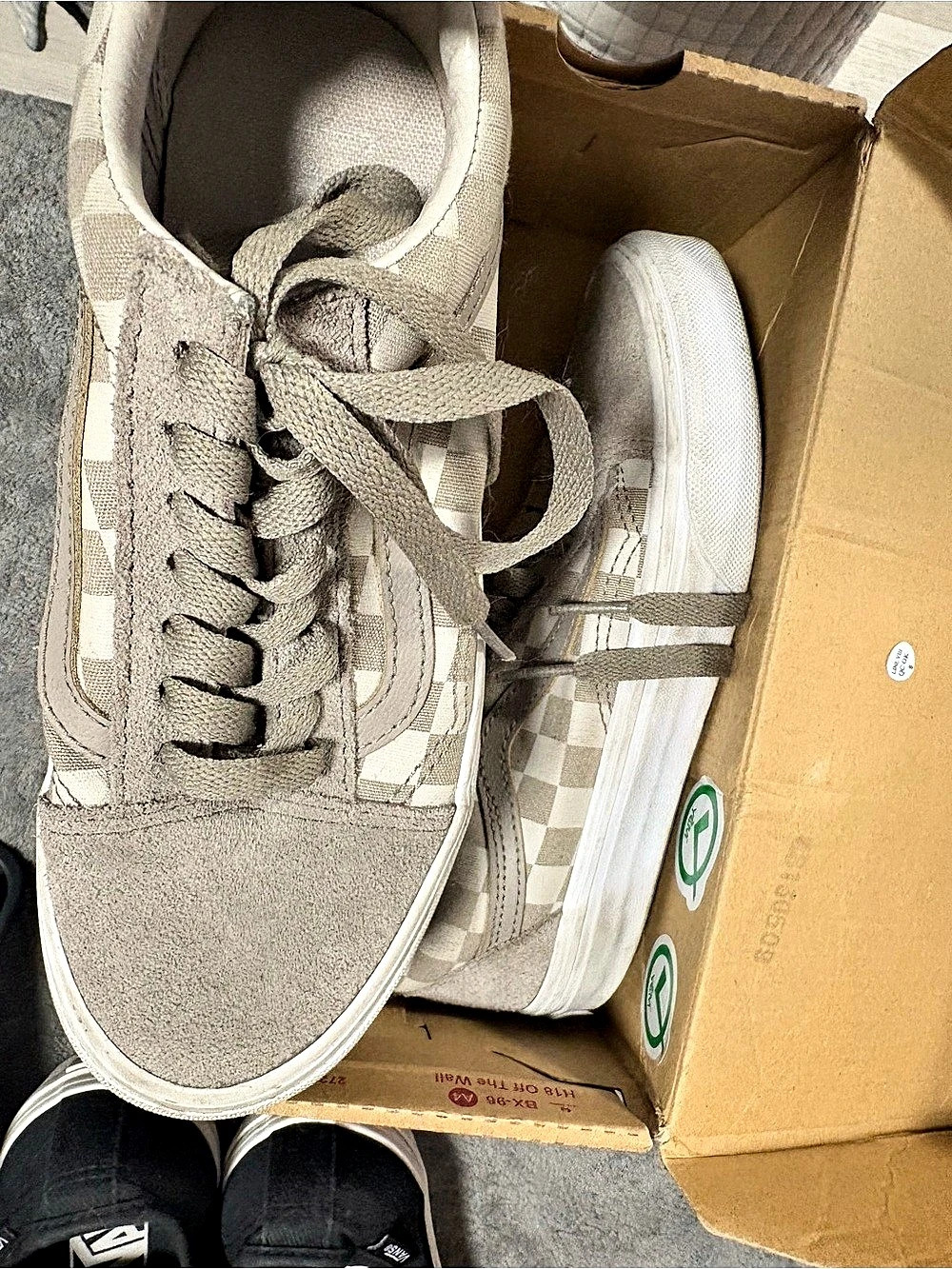 Vans Old Skool Sneakers Gray & White US 4.0